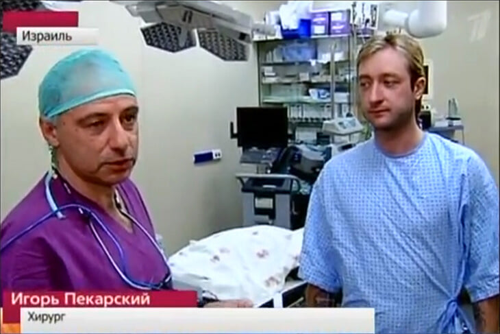 «Я считаю, никакой операции у Жени не было». Перед Сочи-2014 Плющенко пошел в суд против комментатора, который усомнился в его травме