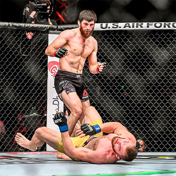 Анкалаев вырубил Куцелабу! Свирепый перфоманс и добивание на UFC 254